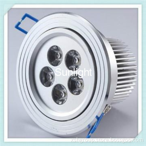 Top quality 5W LED downlight with TUV CE Rohs 420-480lm Dimmable